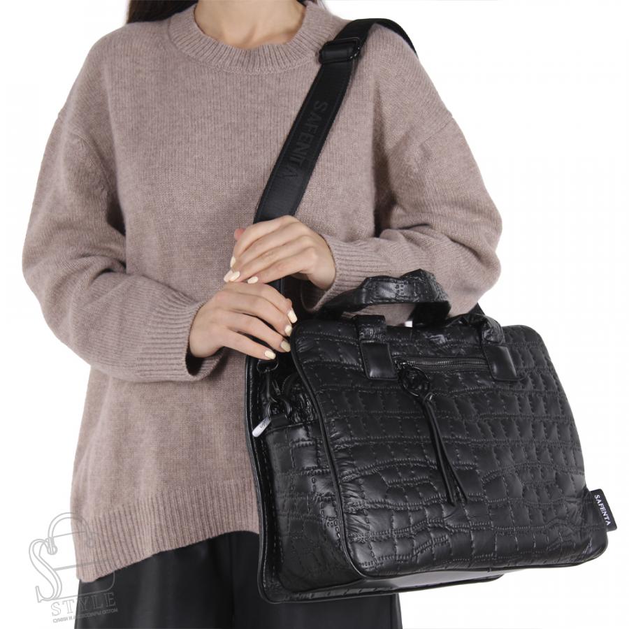 Сумка женская 593459 black Velina Fabbiano-Safenta/30