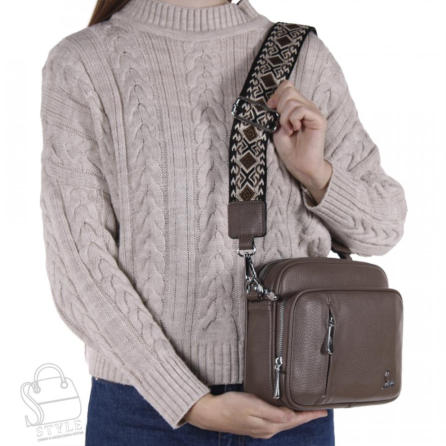 Сумка женская 270161-2 brown Velina Fabbiano-Safenta