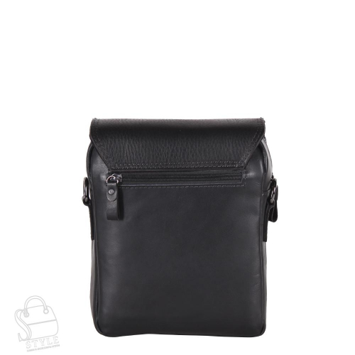 Сумка мужская кожаная 3010-1TR black Tough Ruder