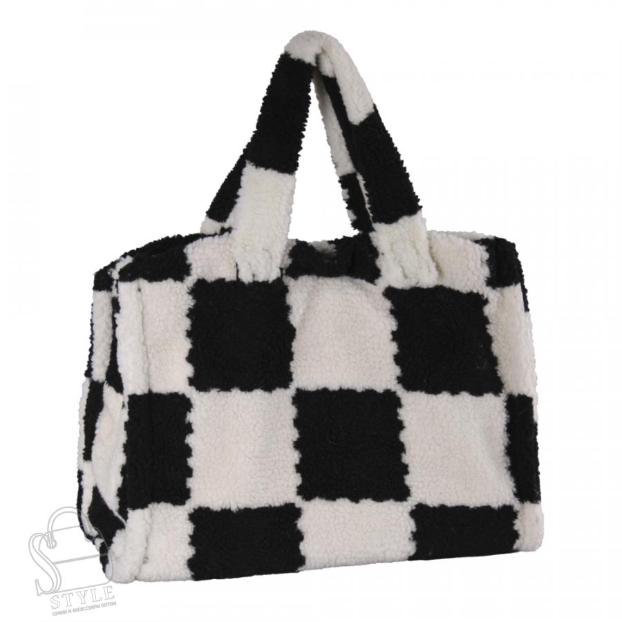 Сумка женская 2318S white black S-Style