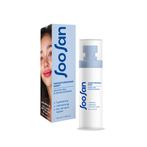 Увлажняющий мист для лица с экстрактами белого чая и мангустина SOOSAN Moisturizing Mist with White tea & Mangosteen  100мл