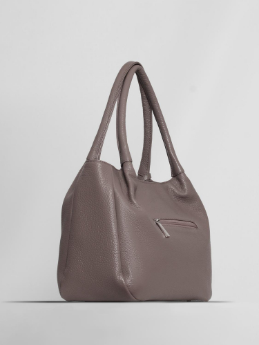 Сумка: Женская кожаная сумка Richet 3194LN 612 Тауп