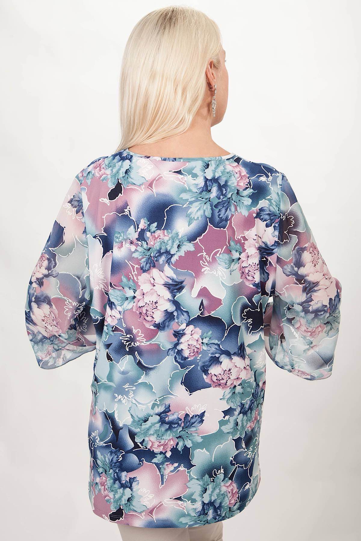 Блузка женская 7024/20/Зеленый. РАЙС