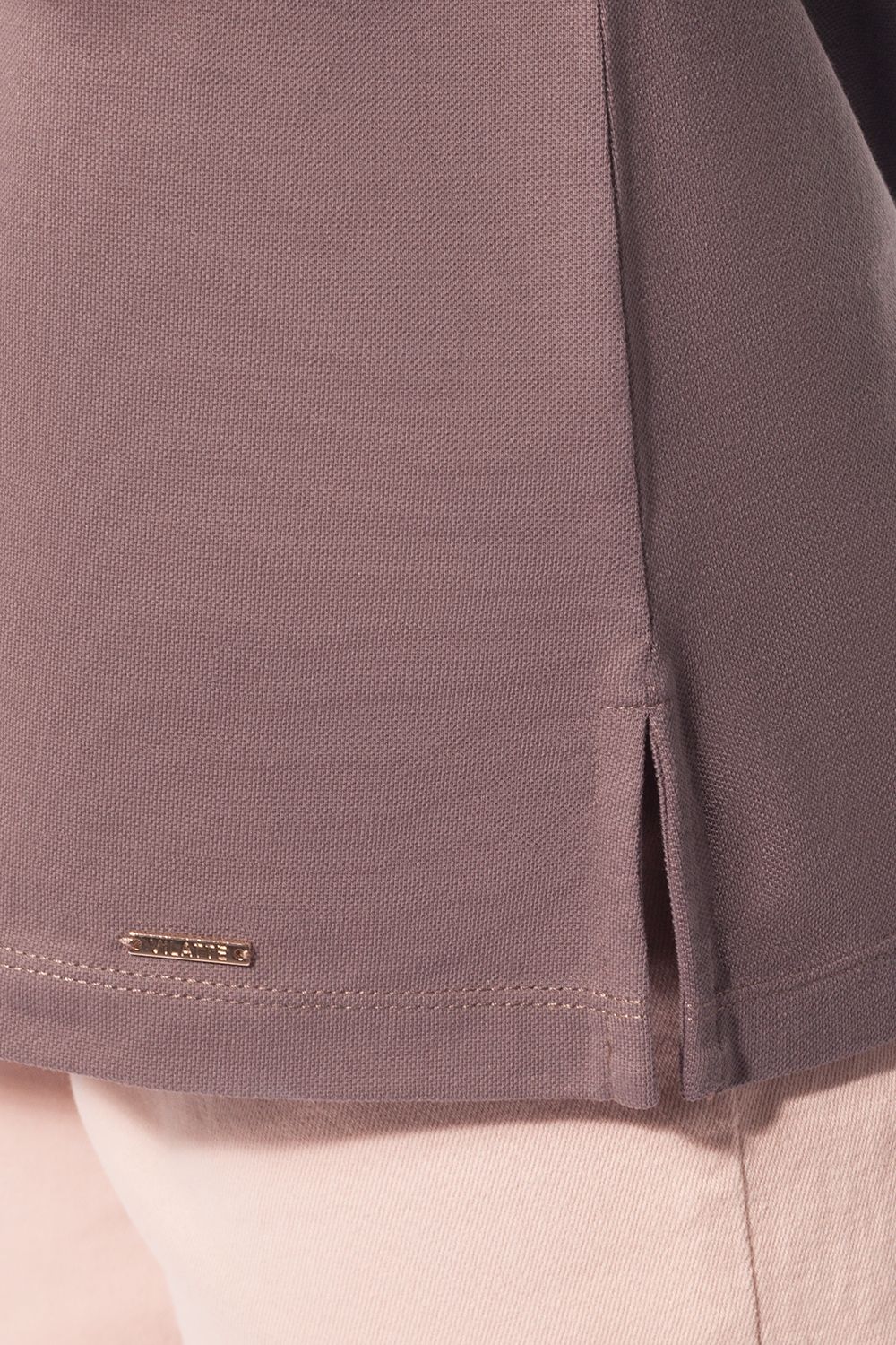 Футболка-поло из трикотажа