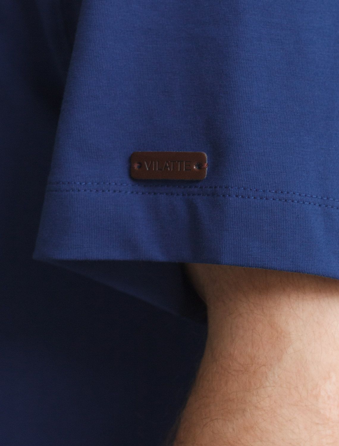 Свободная футболка с авторским принтом U49.048 т.синий_ready for paradise