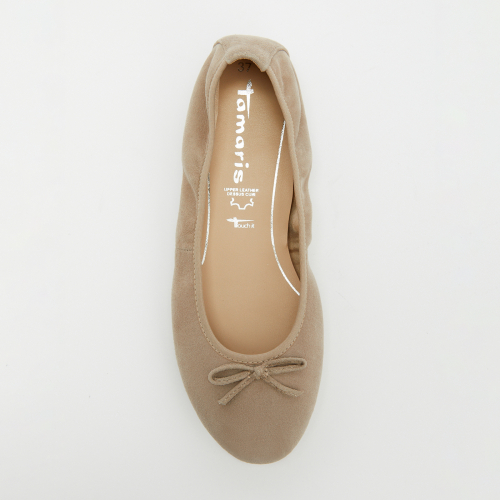 Балетки TAMARIS ALENA 4310481, серо-бежевый