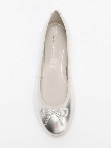 Балетки TAMARIS ALENA 4317350, серебряный