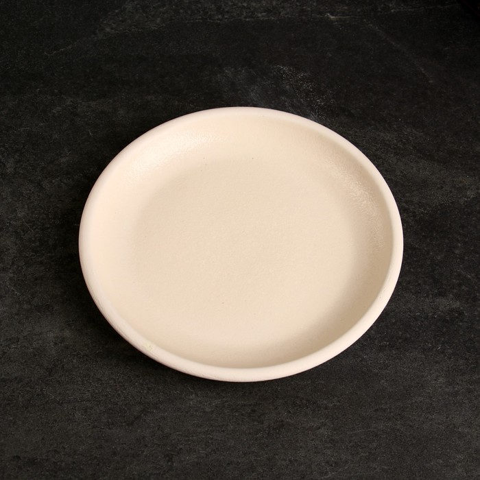 Горшок для цветов «Халва», 2.3 л, d=17 см, h=16 см, керамический, белый