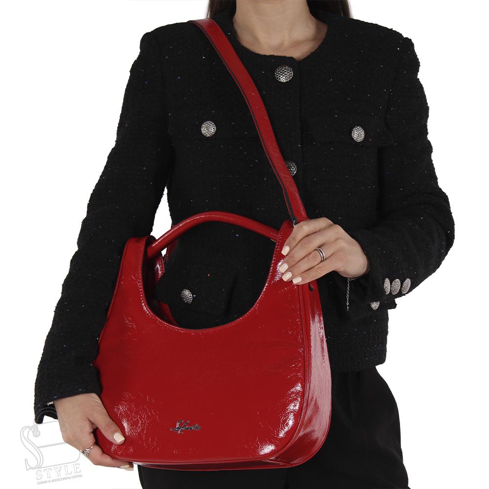 Сумка женская 5186-1 red Velina Fabbiano-Safenta
