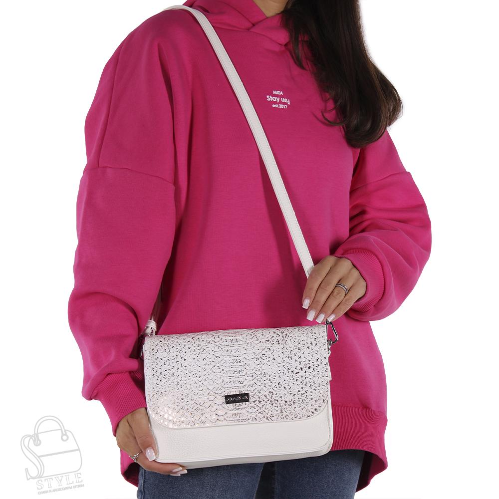 Сумка женская 575671 white Velina Fabbiano-Safenta/30