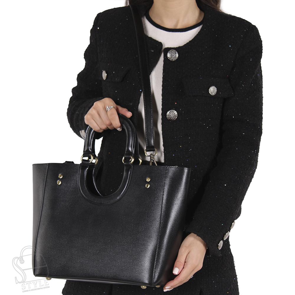 Сумка женская кожаная 3007NN black Natale Navetta