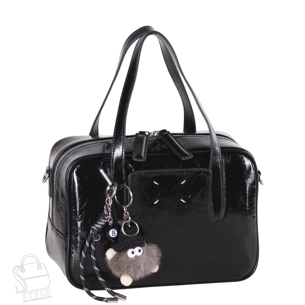 Сумка женская кожаная 2875VG black Vitelli Grassi