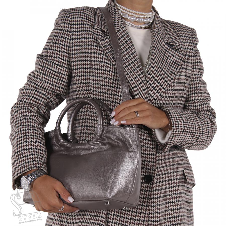 Сумка женская кожаная 3576VG bronze Vitelli Grassi