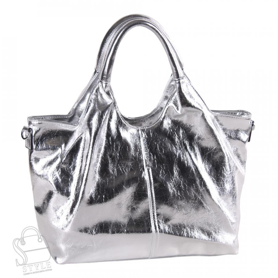 Сумка женская 98319L silver Velina Fabbiano-Safenta в Новосибирске
