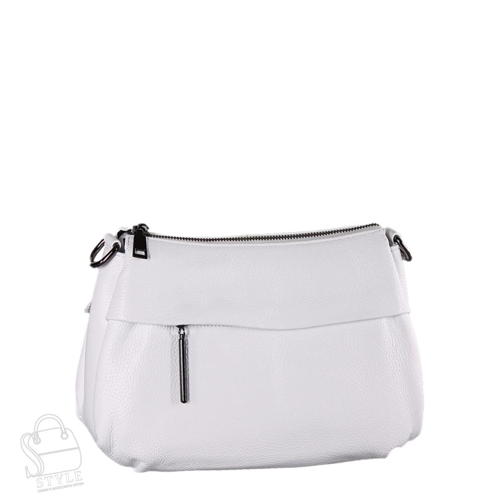 Сумка женская кожаная 6001VG white Vitelli Grassi