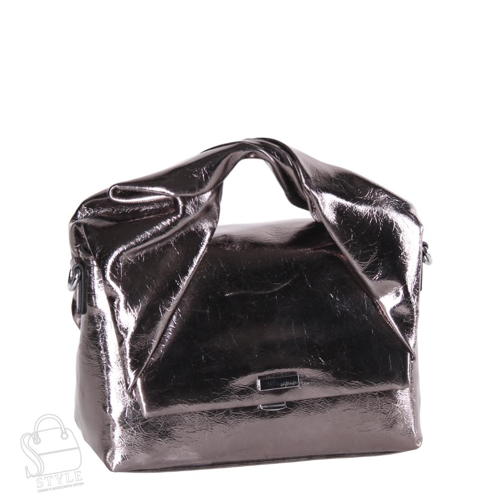 Сумка женская 98234L dark silver Velina Fabbiano-Safenta в Новосибирске