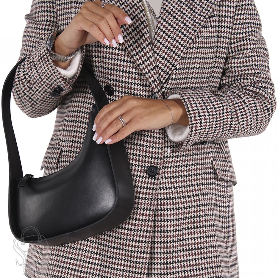 Сумка женская кожаная 7322NN black Natale Navetta