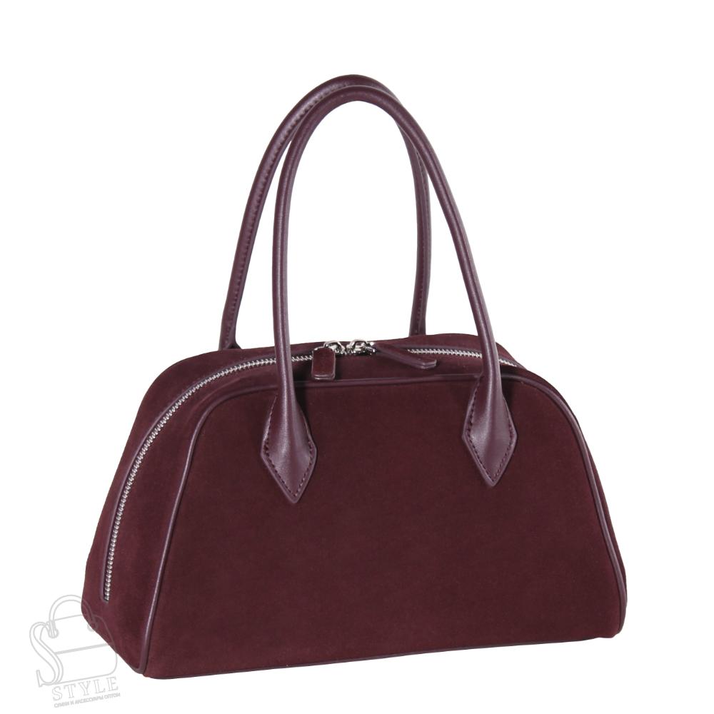 Сумка женская кожаная 88018AA wine red Polina&Eiterou
