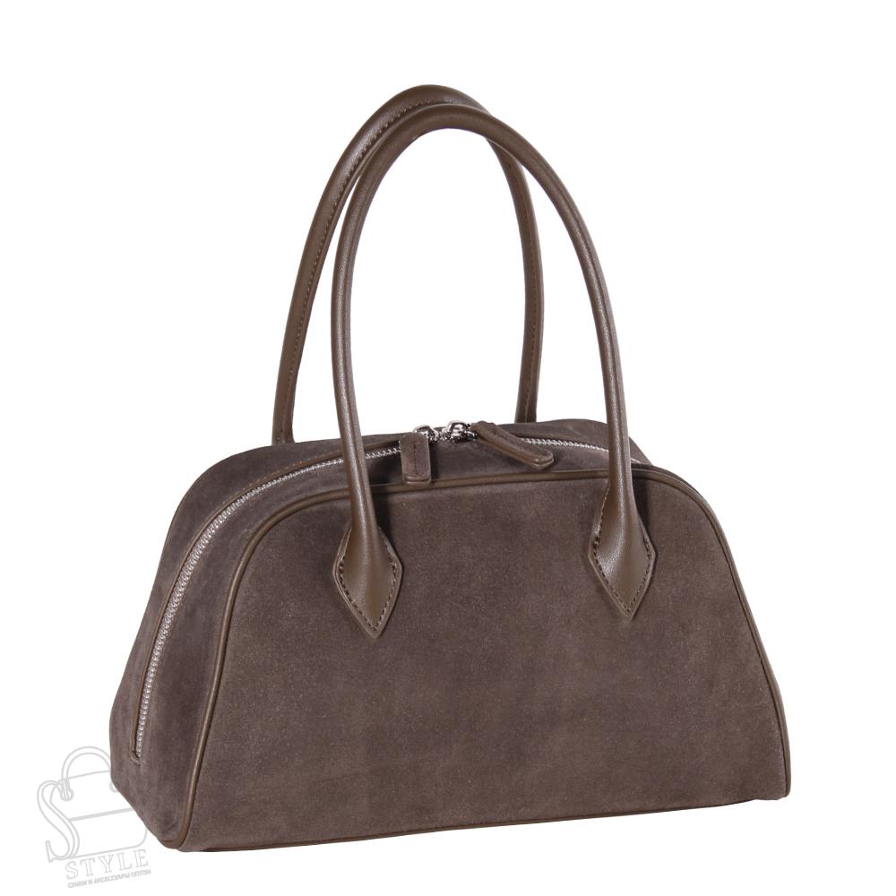 Сумка женская кожаная 88018AA gray Polina&Eiterou