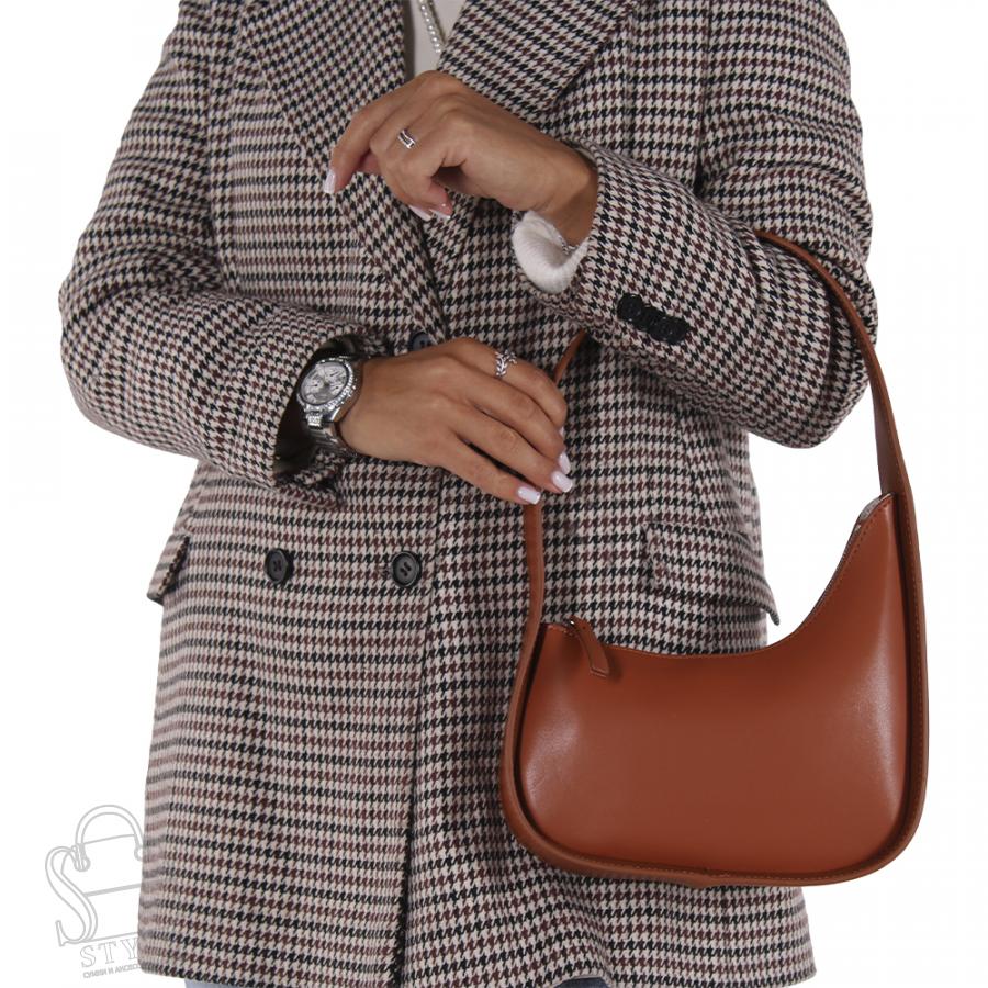 Сумка женская кожаная 7322NN caramel Natale Navetta