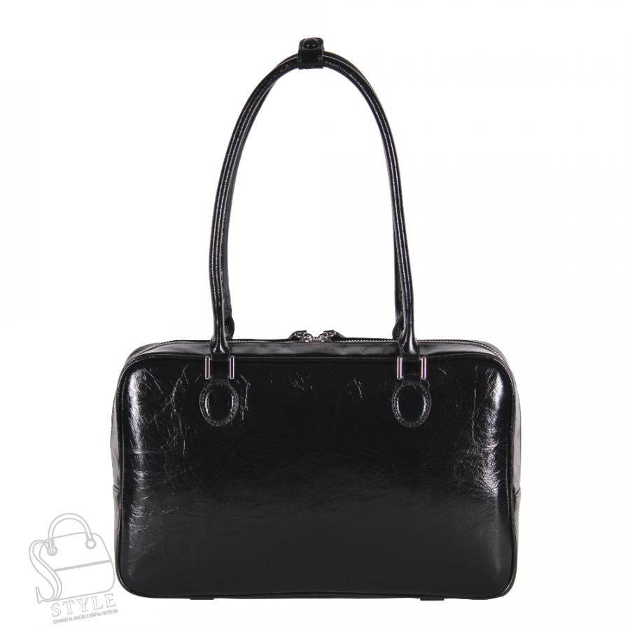 Сумка женская кожаная 3993VG black Vitelli Grassi