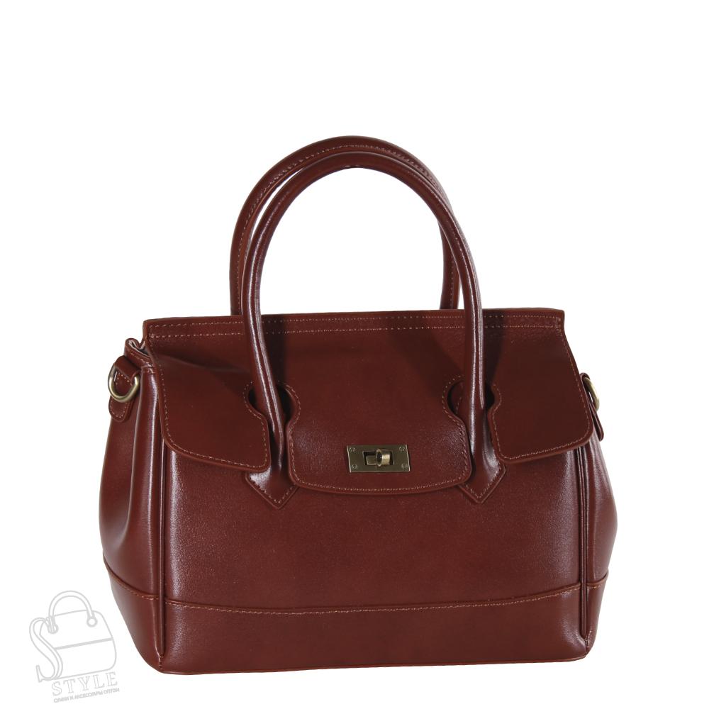 Сумка женская кожаная 5003NN brown Natale Navetta