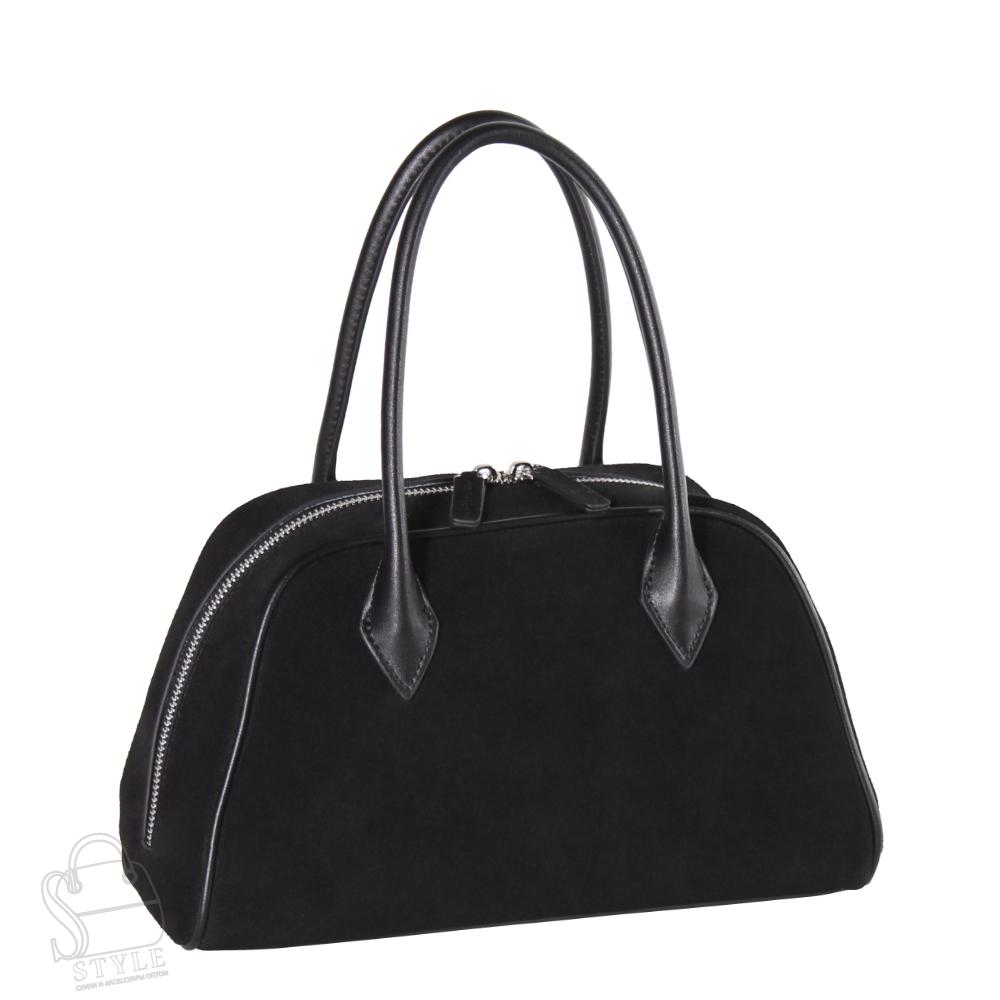 Сумка женская кожаная 88018AA black Polina&Eiterou