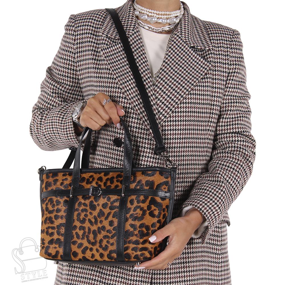 Сумка женская кожаная 3626VG l.black Vitelli Grassi