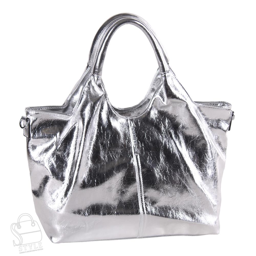 Сумка женская 98319L silver Velina Fabbiano-Safenta в Новосибирске