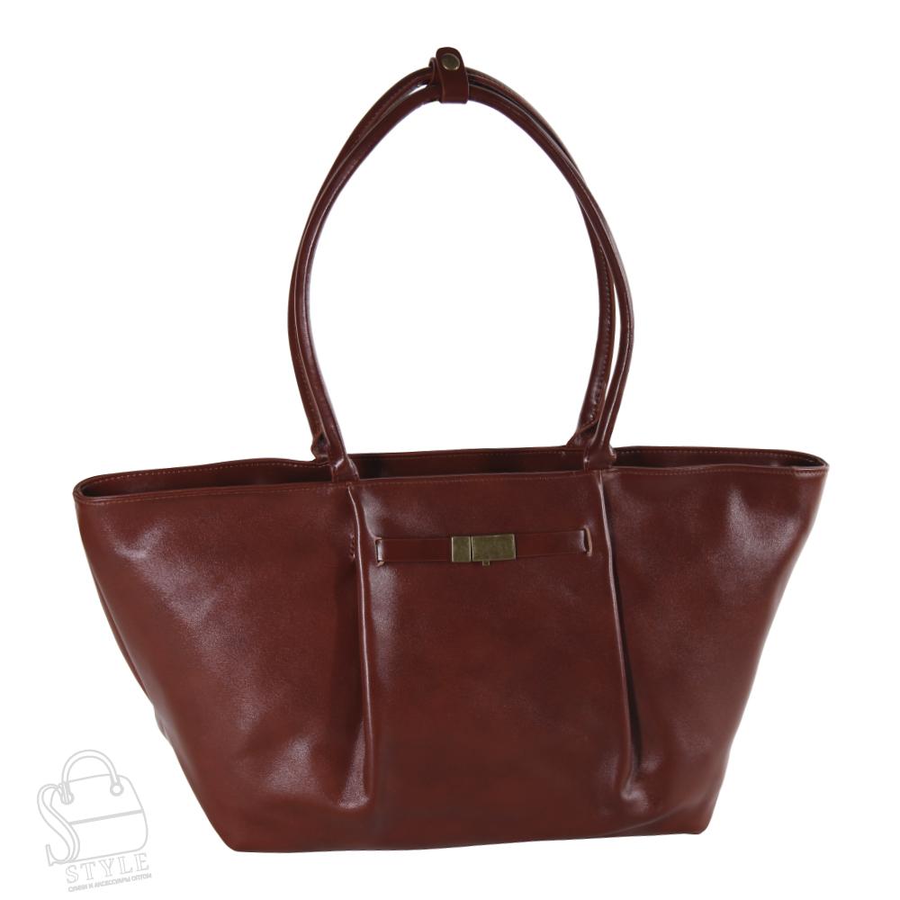 Сумка женская кожаная 8068NN brown Natale Navetta