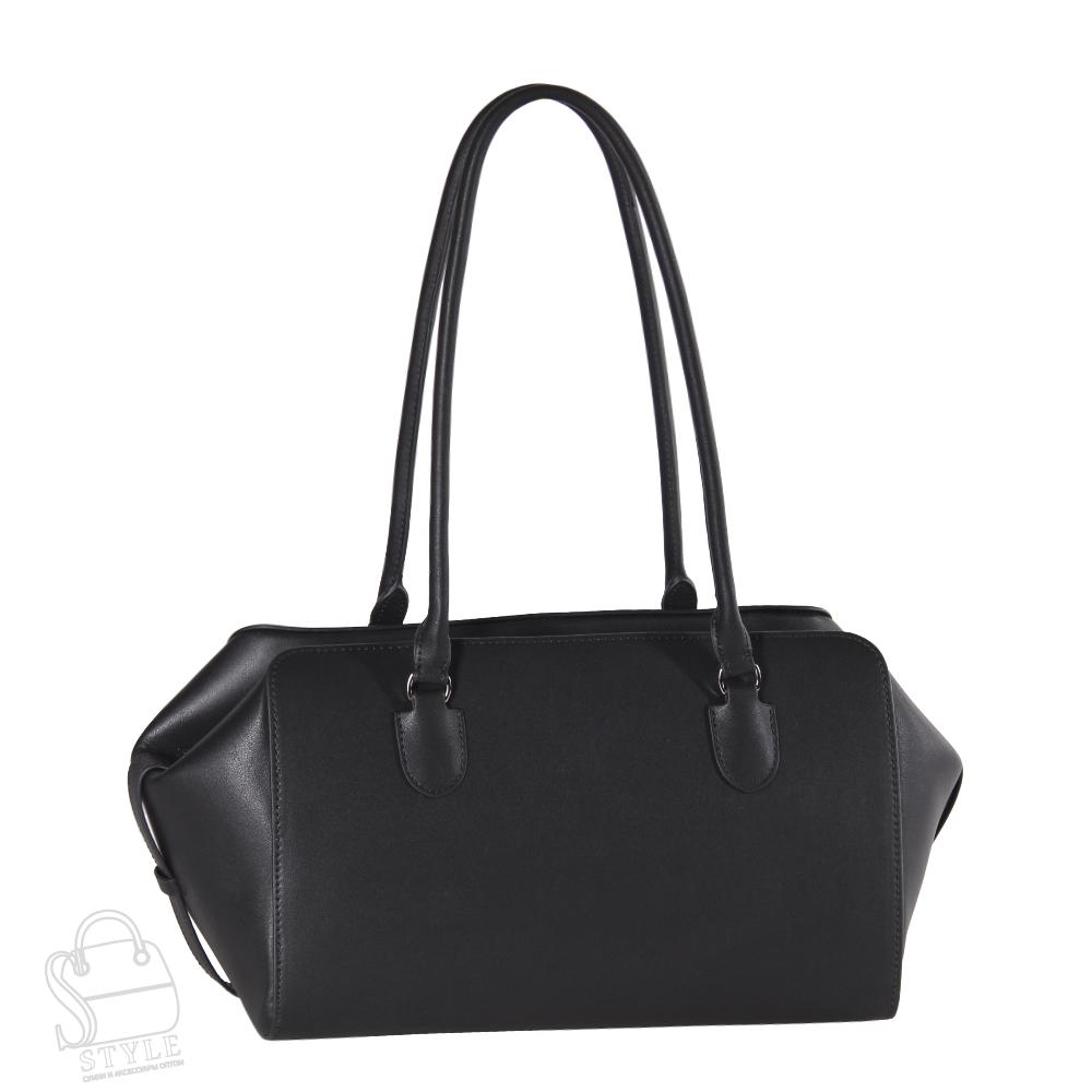 Сумка женская кожаная 8954VG black Vitelli Grassi