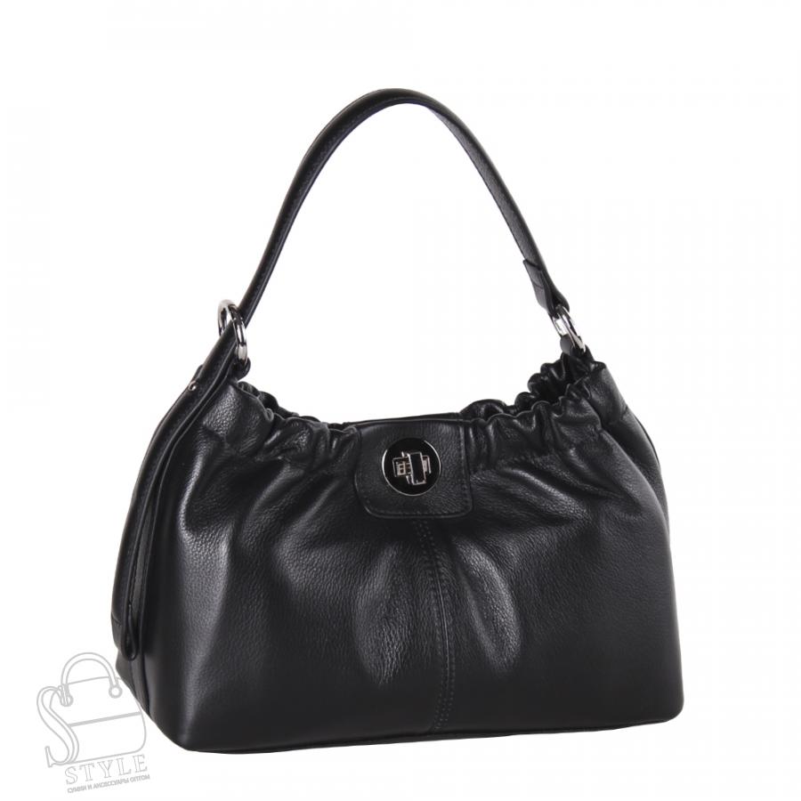 Сумка женская кожаная 3575VG black Vitelli Grassi