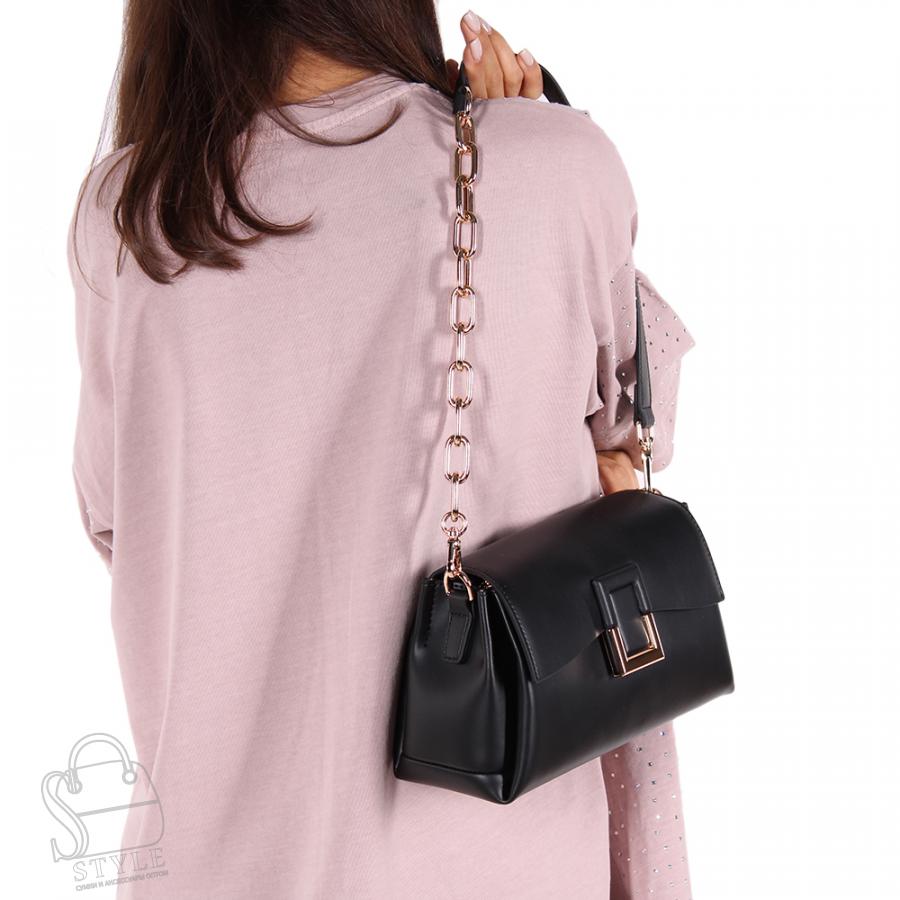 Сумка женская кожаная 129-1NL black NL