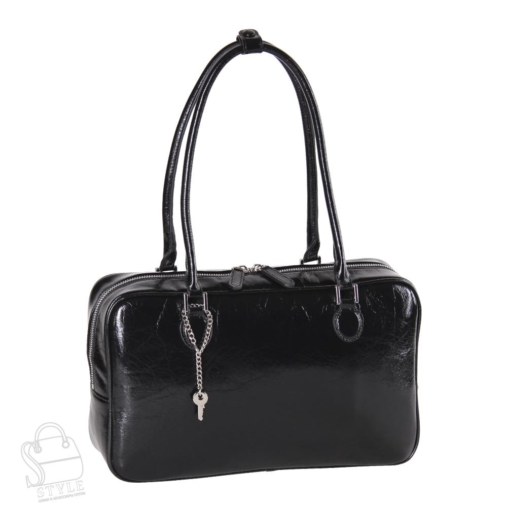 Сумка женская кожаная 3993VG black Vitelli Grassi