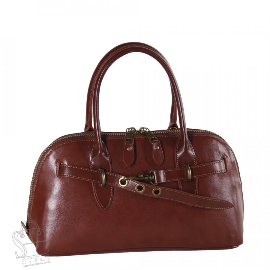 Сумка женская кожаная 5008NN brown Natale Navetta