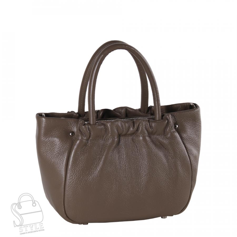 Сумка женская кожаная 3577VG gray Vitelli Grassi