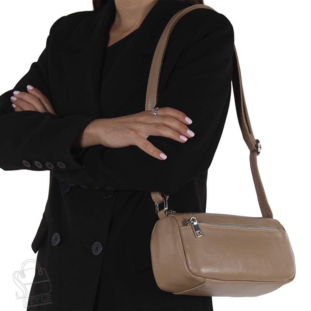 Сумка женская кожаная 6076NN beige Natale Navetta