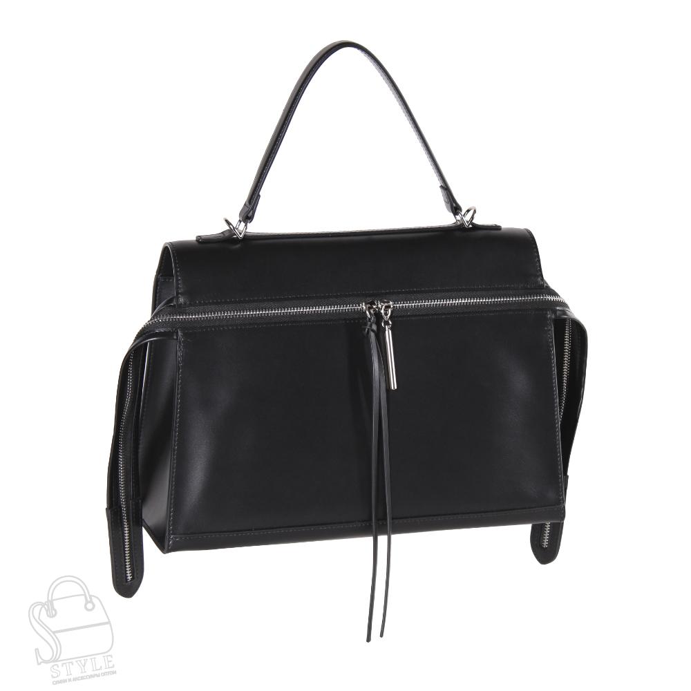 Сумка женская кожаная 6629VG black Vitelli Grassi