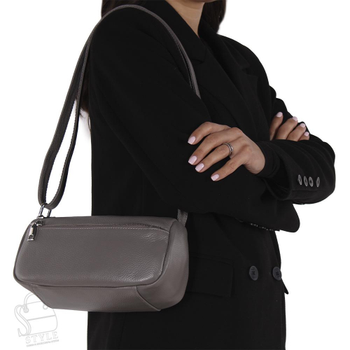 Сумка женская кожаная 6076NN gray Natale Navetta