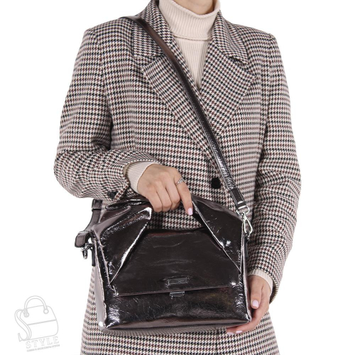 Сумка женская  98234L dark silver Velina Fabbiano-Safenta в Новосибирске
