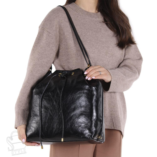 Сумка женская кожаная 2736VG black Vitelli Grassi