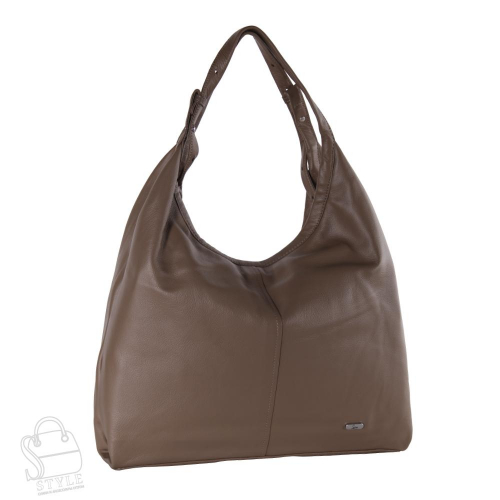 Сумка женская кожаная 970322 cappuccino Velina Fabbiano-Safenta