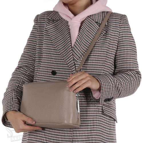 Сумка женская кожаная 8211R apricot Polina&Eiterou