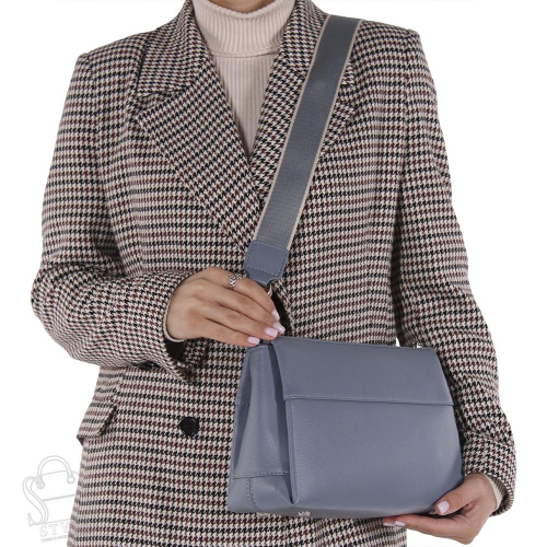 Сумка женская кожаная 6065VG s.blue Vitelli Grassi