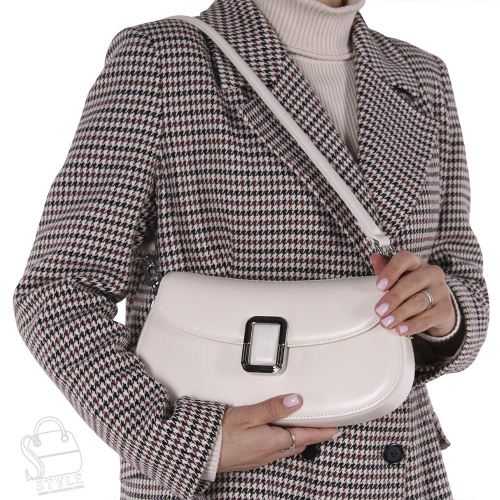 Сумка женская кожаная 1015NL milk white  NL