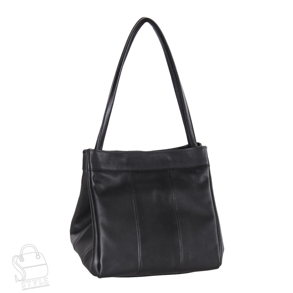 Сумка женская кожаная 9356-33VG black Vitelli Grassi