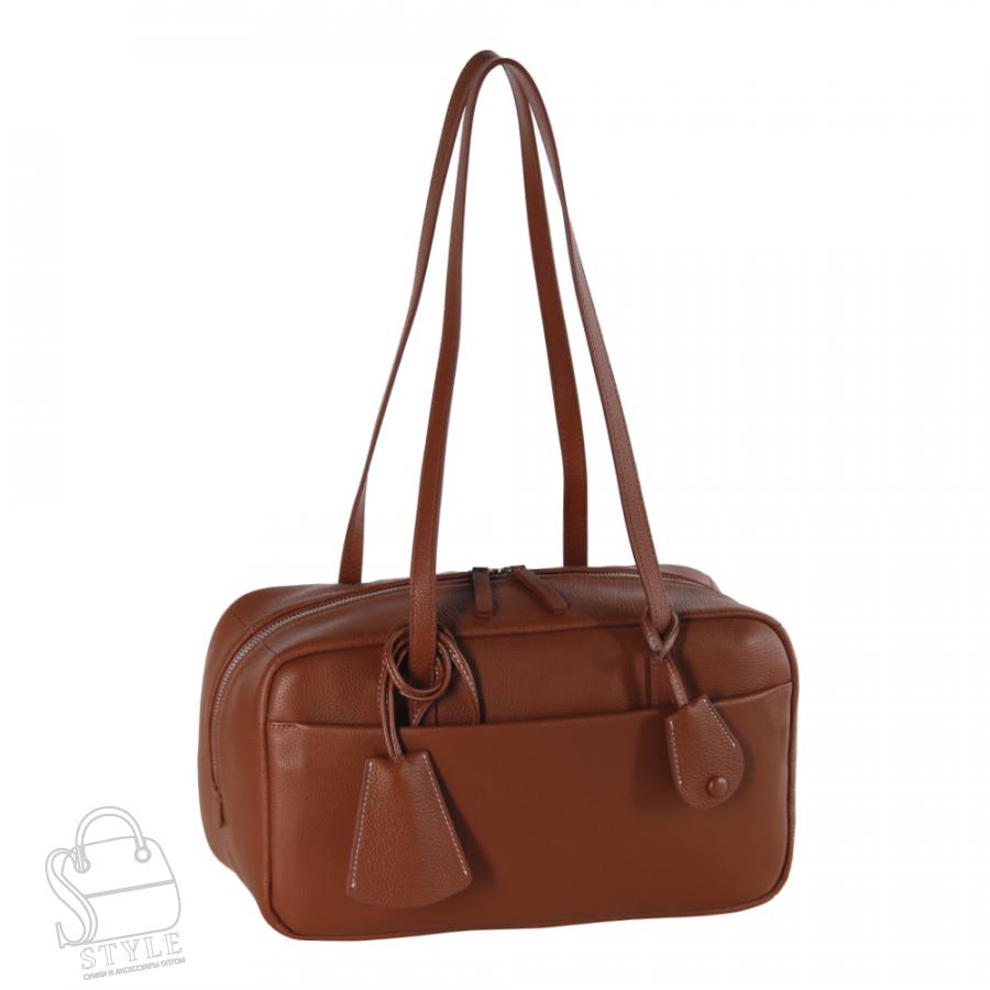 Сумка женская кожаная 3691VG brown Vitelli Grassi