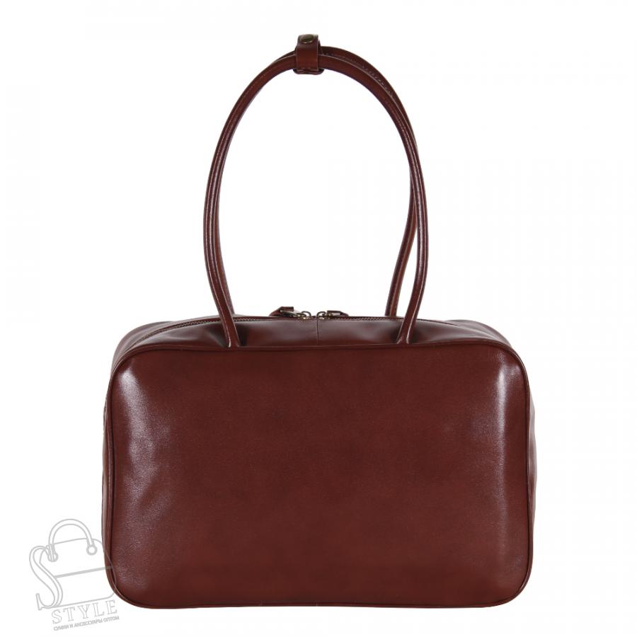Сумка женская кожаная 5007NN brown Natale Navetta