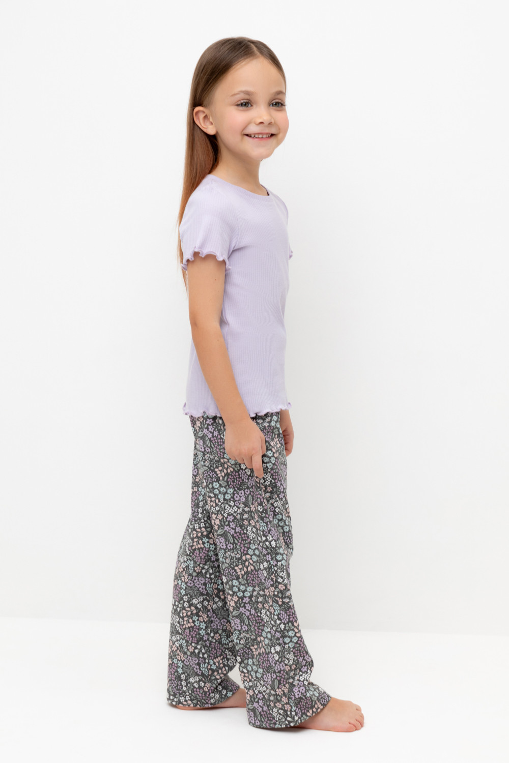 Crockid Пижама К 1636-1 лепесток орхидеи, цветочный микс Crockid