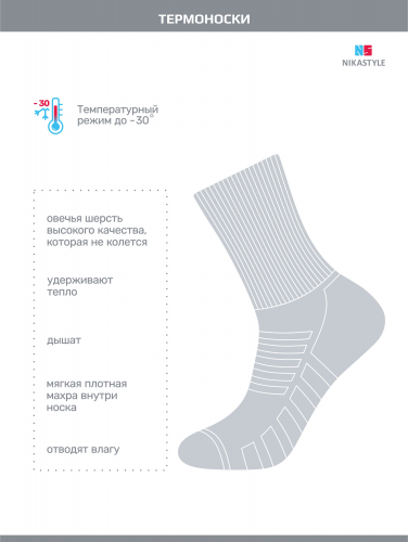 Термоноски 18з13124 черный